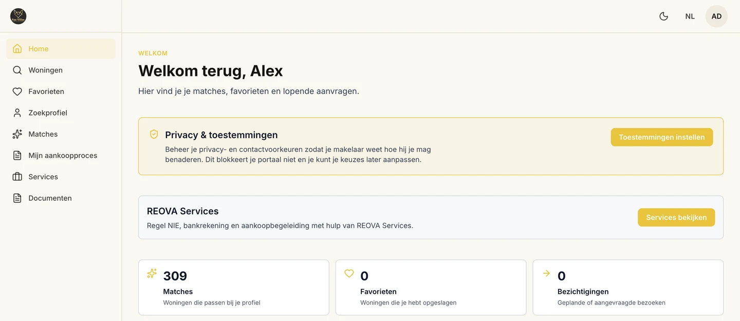 Koperportaal in het Nederlands